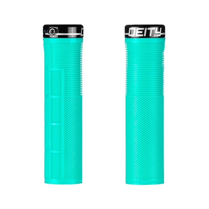 Deity Knuckleduster Lock-On Fahrradgriffe mint