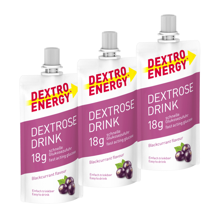 Dextro Energy* Dextrose Drink Energie-Gel 3er-Set (3 x 50 ml) Black Currant