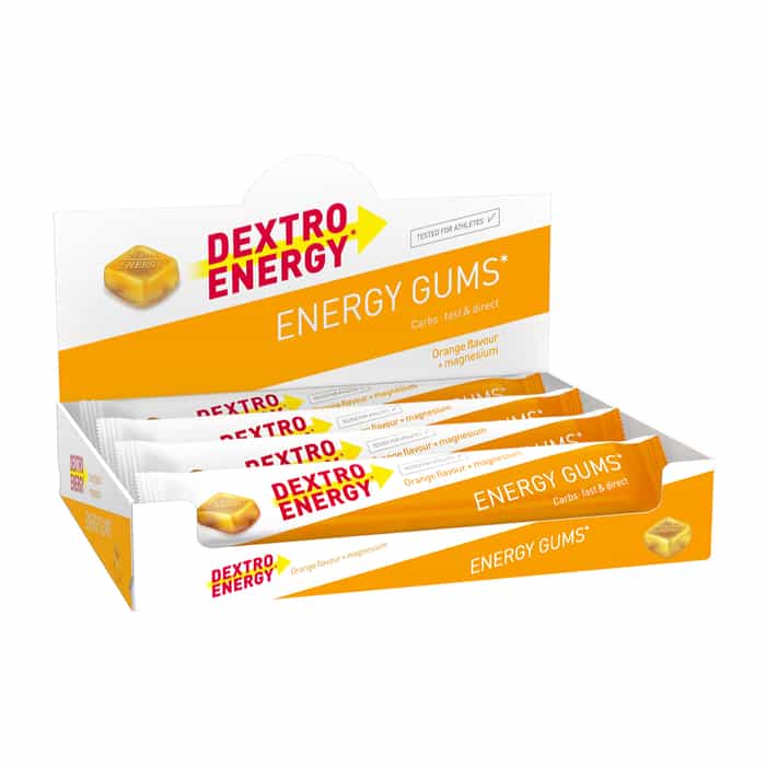 Dextro Energy* Gums Fruchtgummi Box (8 x 45 g)