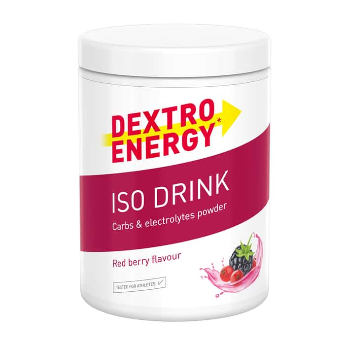 Dextro Energy* Iso Drink isotonisches Getränkepulver (440 g) Red Berry