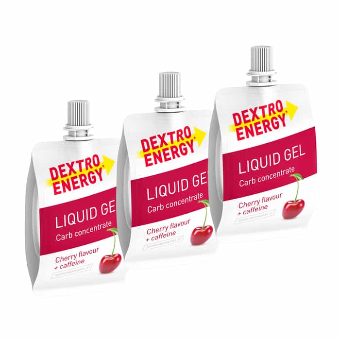 Dextro Energy* Liquid Gel Energy-Gel 3er-Set (3 x 60 ml) Cherry + Caffeine