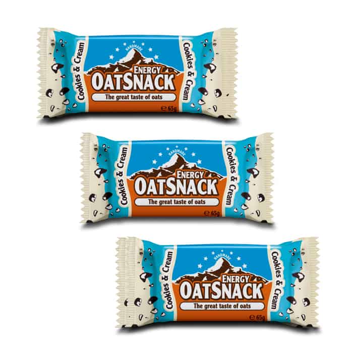 Energy OatSnack Energieriegel 3er-Set (3 x 65 g) Cookies & Cream