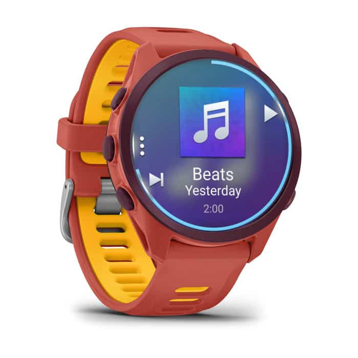 Garmin Forerunner 170 Music Smartwatch rot/gelb