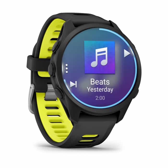 Garmin Forerunner 170 Music Smartwatch schwarz/gelb