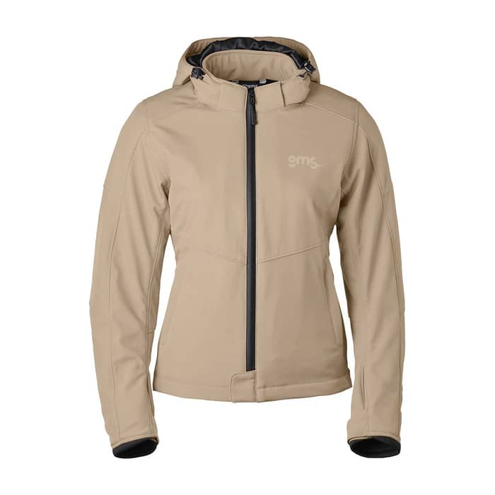GMS Falcon Neo WP Damen Softshell Motorradjacke beige | DS