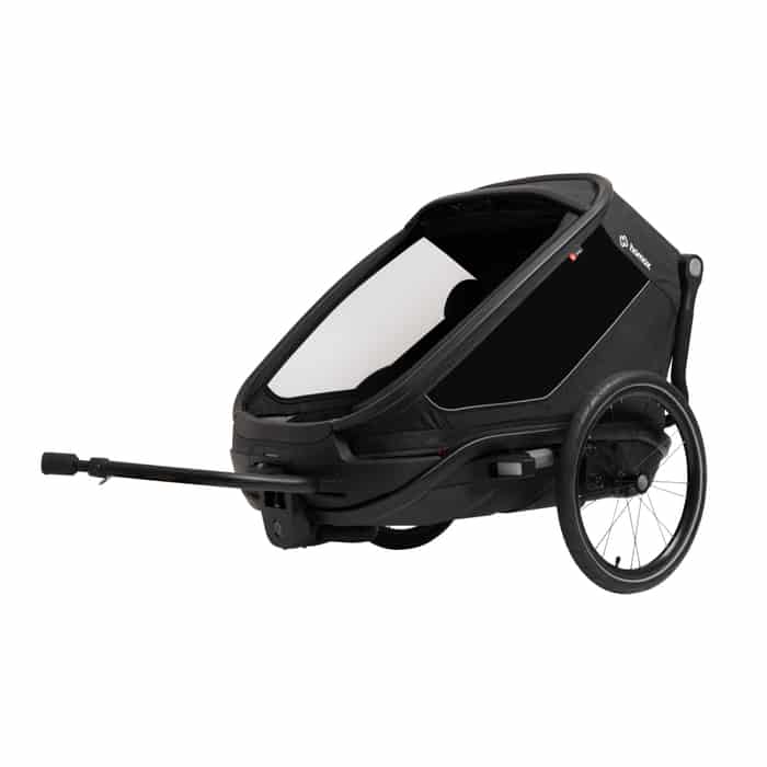 Hamax Outback Next Fahrradanhänger Kinder 2 schwarz