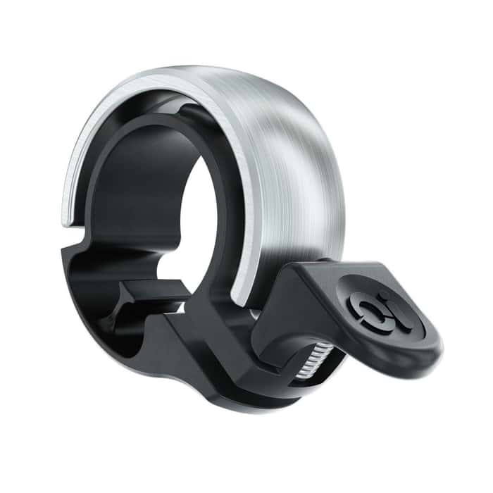 Knog Oi Classic Fahrrad-Klingel 22,2 mm | Silber
