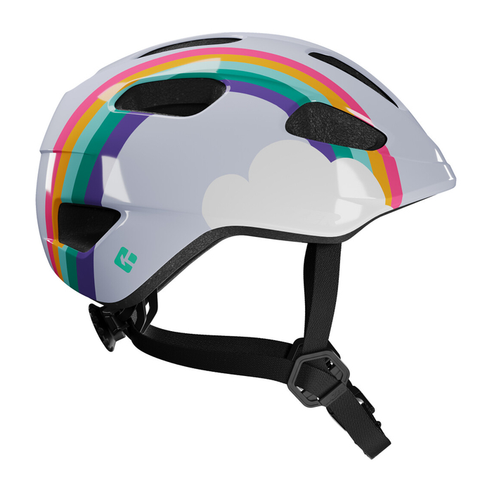 Lazer Pnut 2.0 KinetiCore Fahrradhelm Kinder Rainbow
