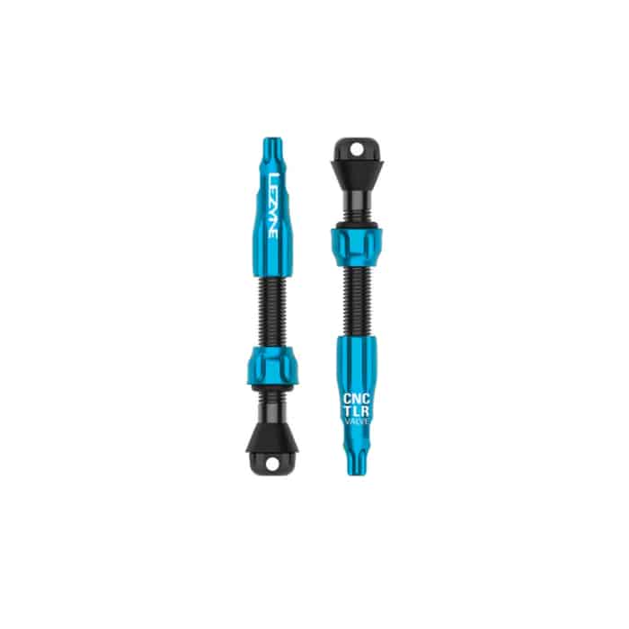 Lezyne CNC TLR Pro Tubeless Ventil blau (2 Stk.)