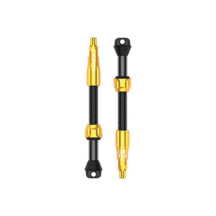 Lezyne CNC TLR Pro Tubeless Ventil gold (2 Stk.) 60 mm