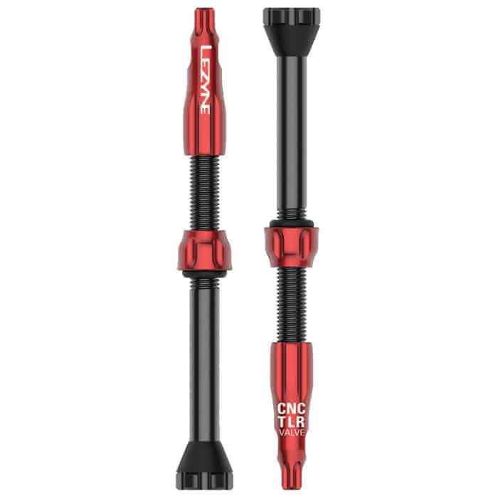 Lezyne Tubeless Ventil (2 Stück) 60 mm | rot