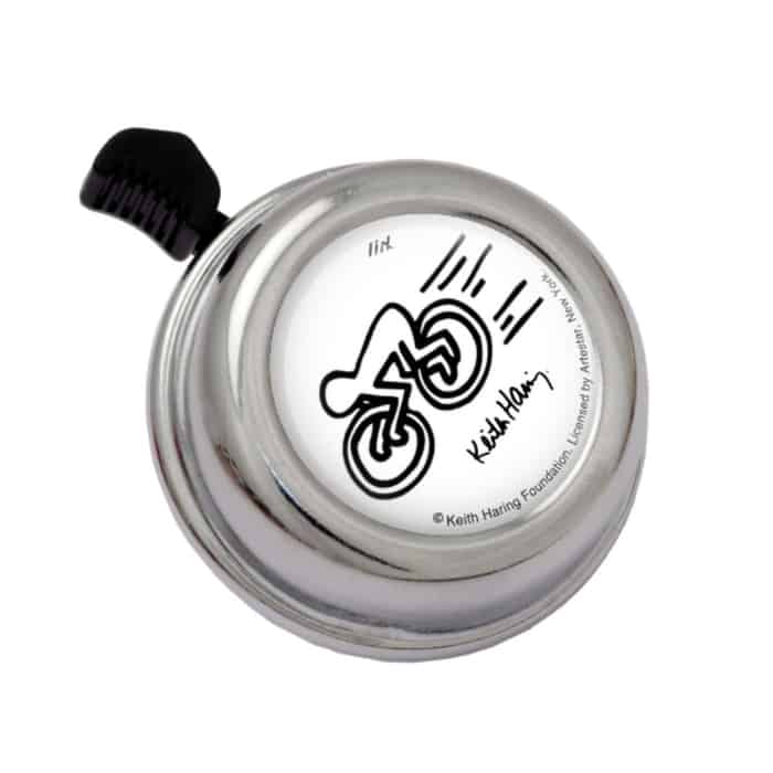 Liix Colour Bell Keith Harring Racing Fahrradklingel silber