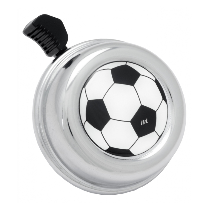 Liix Colour Bell Fahrradklingel Soccerball Chrome