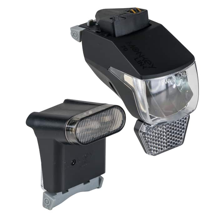 MonkeyLink ML-Light 70 Lux Connect Sport Beleuchtungs-Set für E-Bikes