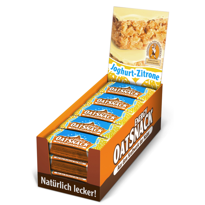 Energy OatSnack Energieriegel Box (15 x 65 g) Joghurt-Zitrone