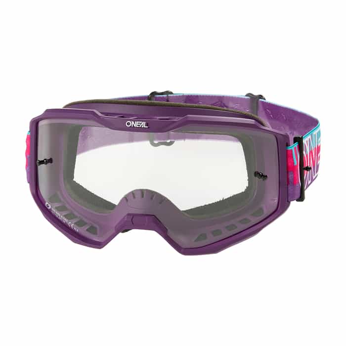 ONeal B-10 Striped Goggle lila