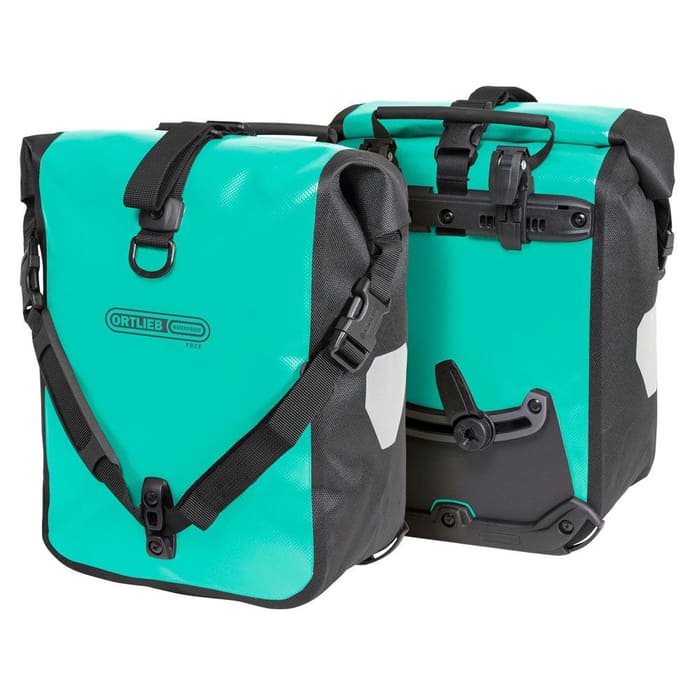 Ortlieb Sport-Roller Free Fahrrad-Packtaschen (Paar) Lagoon-Schwarz
