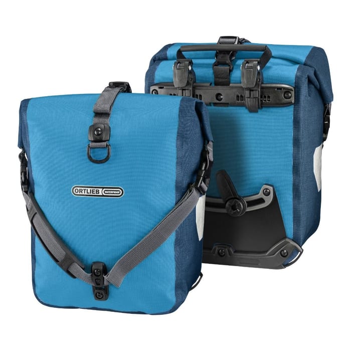 Ortlieb Sport-Roller Plus Fahrrad-Packtaschen (Paar) Dusk Blau / Jeans