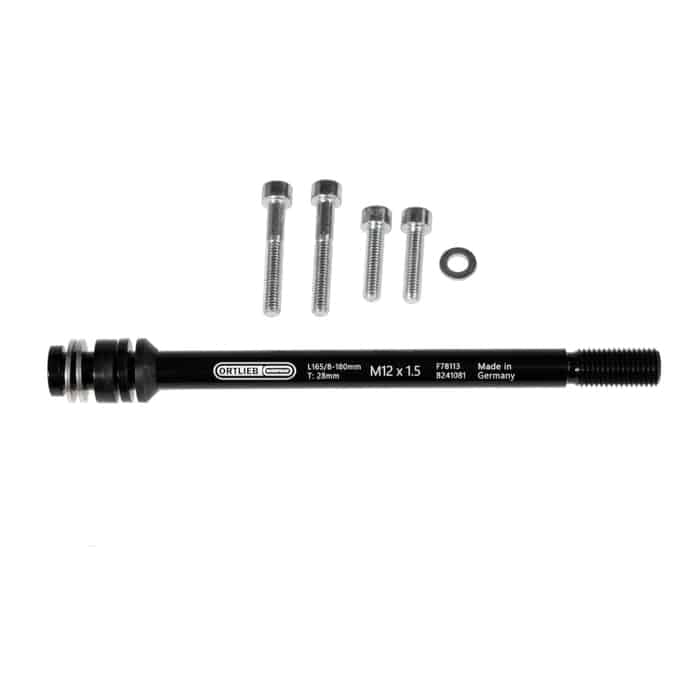 Ortlieb Thru Axle M6 Connector Steckachse für Gepäckträger 1,5 mm