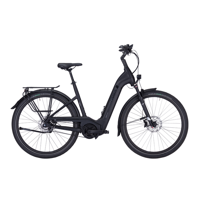 Pegasus Strong EVO 5F Lite Belt E-Bike Trekking Tiefeinsteiger 28" schwarz