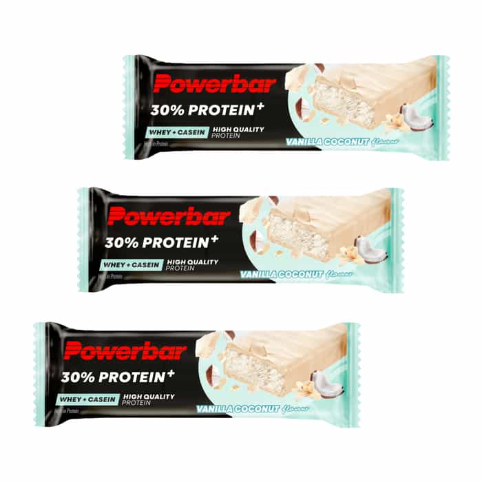 Powerbar 30% Protein Plus Eiweißriegel 3er-Set (3 x 55 g) Vanille-Kokos