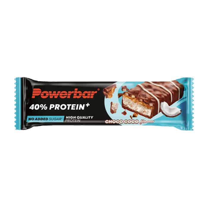 Powerbar 40% Protein + Crisp Protein Riegel (40 g) Choco Coco