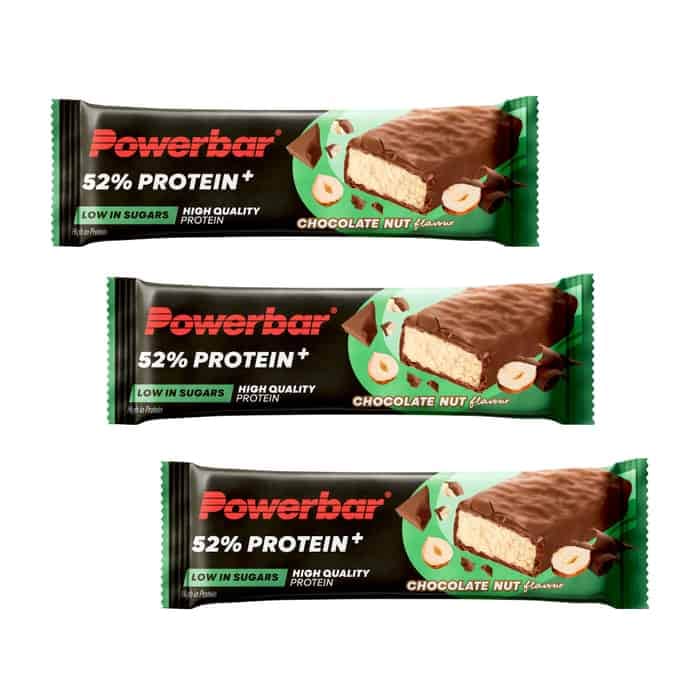 Powerbar 52% Protein Plus Eiweißriegel 3er-Set (3 x 50 g) Chocolate Nut