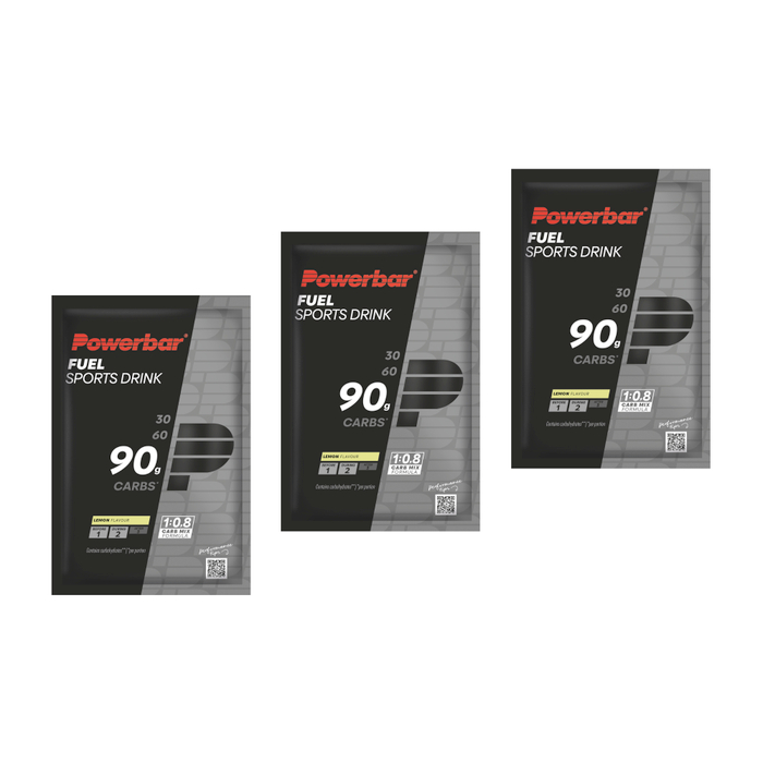 Powerbar Black Line Fuel 90 Sports Drink Sportgetränkepulver 3er-Set (3x94 g) Lemon