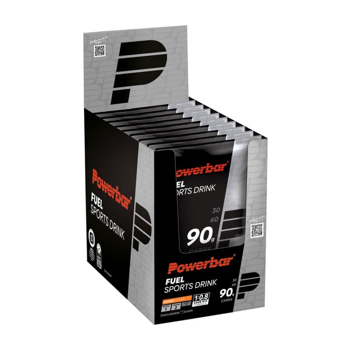 Powerbar Black Line Fuel 90 Sports Drink Sportgetränkepulver Box (10x94 g) Orange