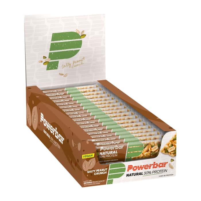 Powerbar Natural Protein Eiweißriegel Box (18 x 40 g) Salty Peanut Crunch
