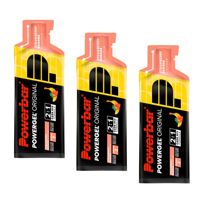 Powerbar Powergel Original Energy-Gel 3er-Set (3 x 41 g) Strawberry-Banana