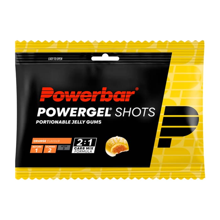 Powerbar PowerGel Shots Kohlenhydrat-Gummis (60 g) Orange