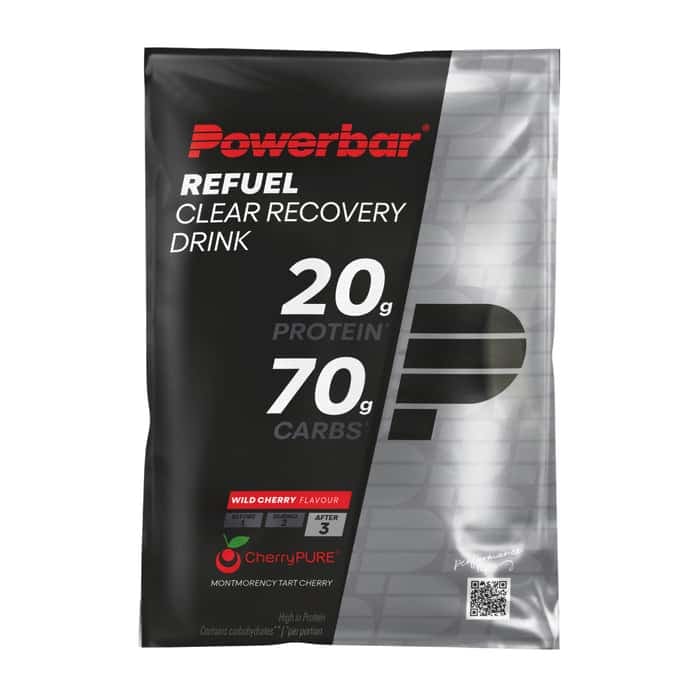 Powerbar Black Line Refuel Clear Recovery Drink  Kohlenhydrat-Protein-Getränkepulver (97 g)