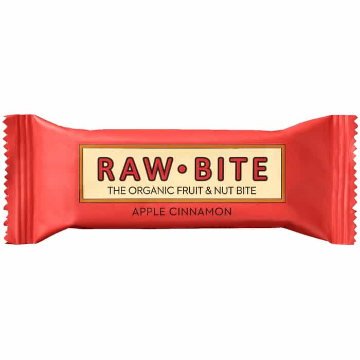 Raw Bite The Organic Fruit Nut Bite Energieriegel vegan (50 g) Apple Cinnamon