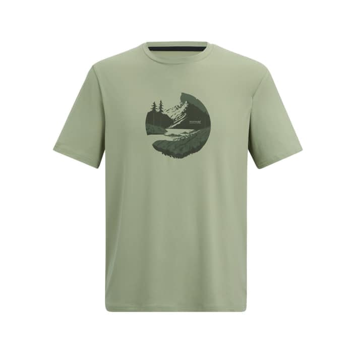 Regatta Fingal Stretch Shirt kurzarm Herren light sage | S