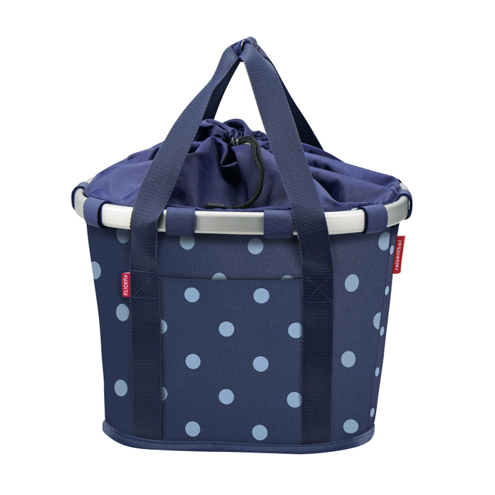 reisenthel Bikebasket Fahrradkorb vorne für KLICKfix Lenkeradapter (mixed dots blue)