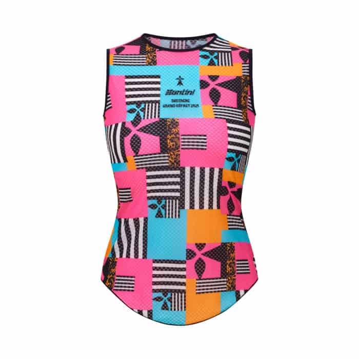 Santini Bretagne Tour de France Baselayer Damen print | XS