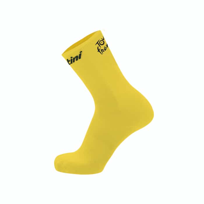 Santini Tour de France Leader Fahrrad Socken