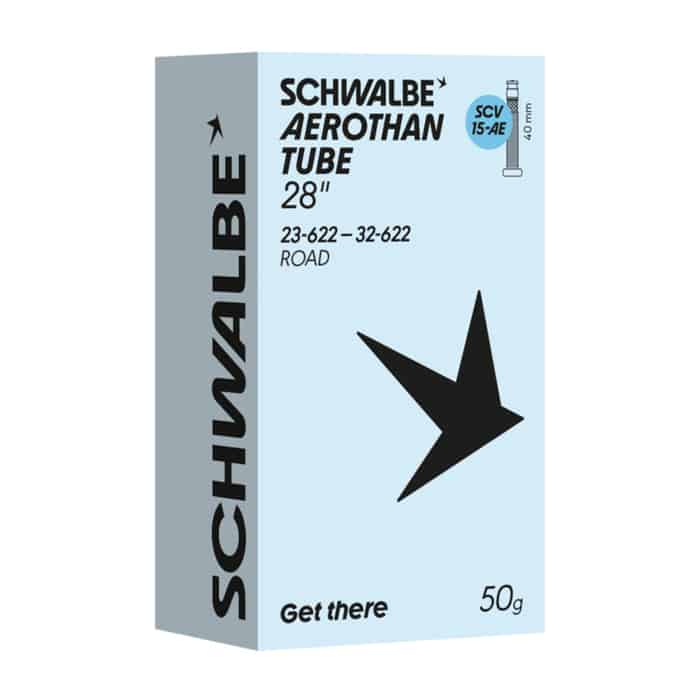 Schwalbe Aerothan Road SCV15-AE Fahrradschlauch Clik Valve 28"