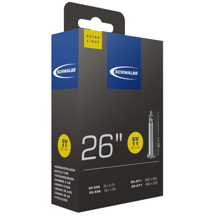 Schwalbe SV 11 Extra Light Ventil 60 mm Fahrradschlauch (26")