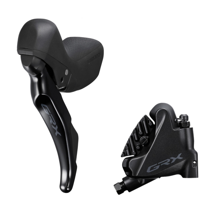 Shimano GRX ST-RX600-R Schaltbremshebel & BR-RX400-R Scheibenbremse Links | 2-fach
