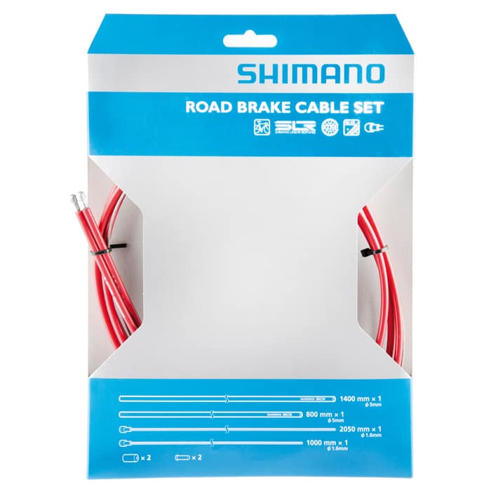 Shimano SLR SIL-TEC Rennrad Bremszugsatz Rot