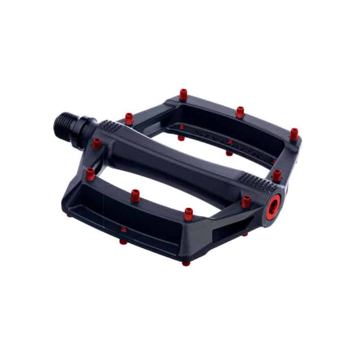 Sixpack Menace Comp MTB-Pedale Schwarz/Rot