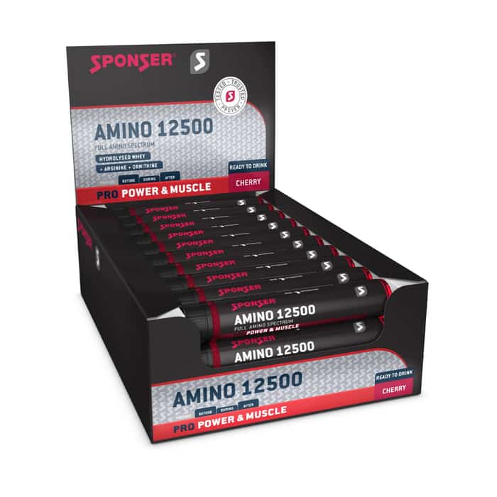 Sponser Amino 12500 Cherry 30 x 25 ml Ampullen
