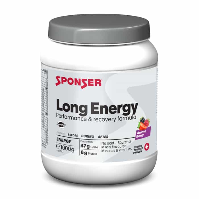 Sponser Long Energy Elektrolytgetränk 1000 g Berry (Beeren)