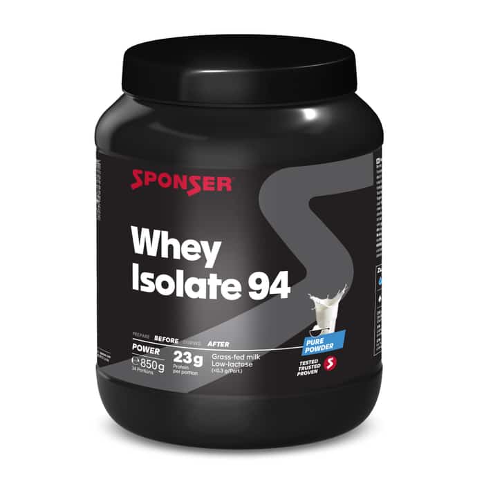 Sponser Whey Isolate 94 Eiweißpulver (850 g) Pure