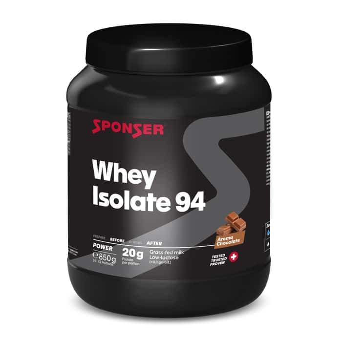Sponser Whey Isolate 94 Eiweißpulver (850 g) Chocolate