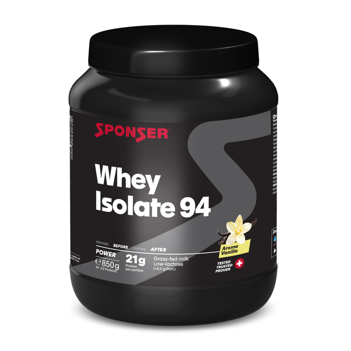 Sponser Whey Isolate 94 Eiweißpulver (850 g) Vanilla