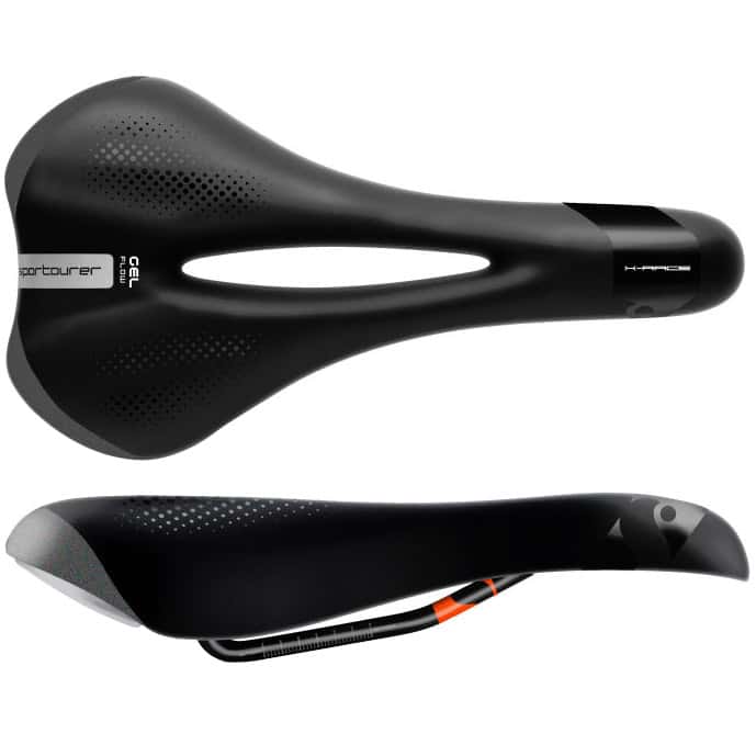 Sportourer X Race Gel Flow Hi-Viz Fahrradsattel
