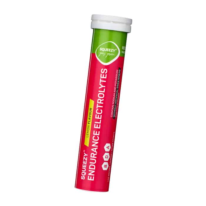 Squeezy Endurance Electrolytes Elektrolyte Tabletten (80 g) Zitrone